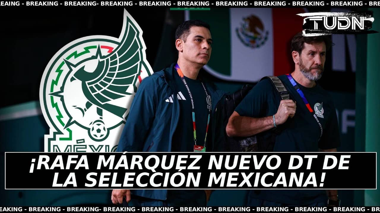 ¡ES OFICIAL! Rafael Márquez es el nuevo director técnico de la Selección Mexicana | TUDN