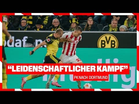 „Doppelte Niederlage“ - Pressekonferenz nach Dortmund | Borussia Dortmund - 1. FC Köln 1:0