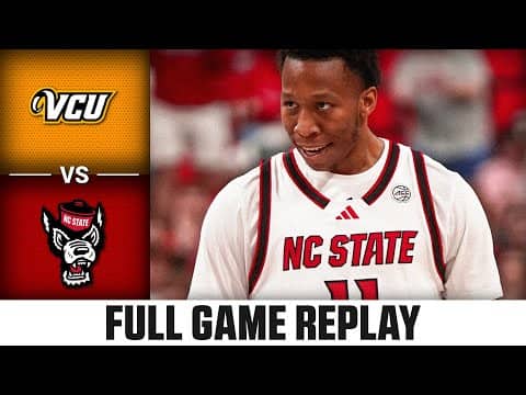 VCU vs. NC State Full Game Replay |  2025-26 ACC Men’s Basketball