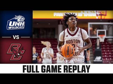 New Hampshire vs. Boston College Full Game Replay | 2025-26 ACC Women's Basketball