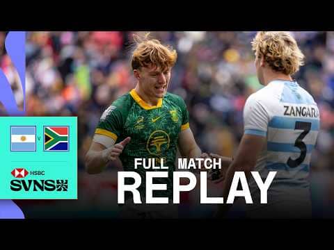 Heavyweight CLASH ⚔️ | Argentina v South Africa | HSBC SVNS New York 2026 | Full Match Replay