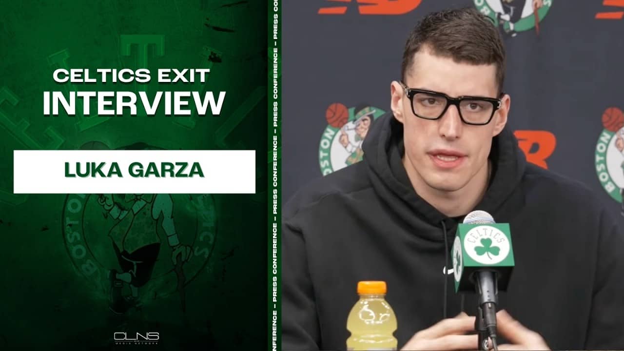 Luka Garza on Starting Game 7 | Celtics Interview