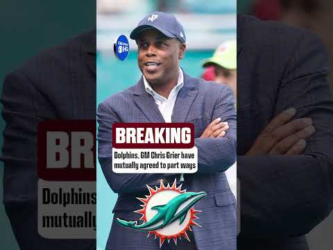 Dolphins and GM Chris Grier have mutually agreed to part ways #nfl #shorts