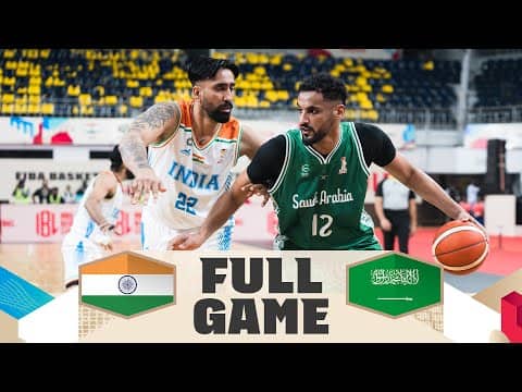 LIVE - India v Saudi Arabia | FIBA Basketball World Cup 2027 Asian Qualifiers