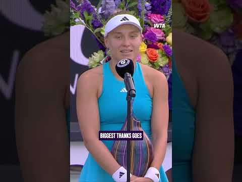 Take a bow Yuliia Starodubtseva! 👏 Your 2026 Charleston Open runner-up 💪 #CharlestonOpen