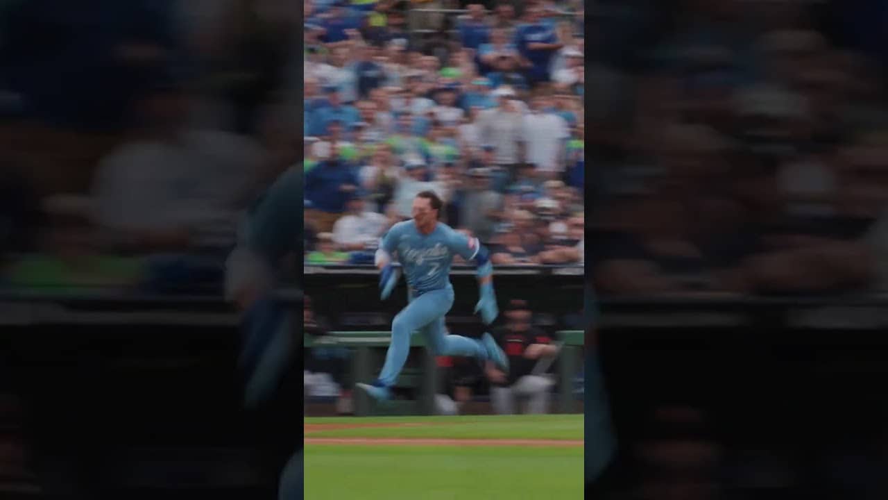 Bobby Witt Jr. Had The Zoomies! #kcroyals #bobbywittjr #homerun #zoomies #baseball