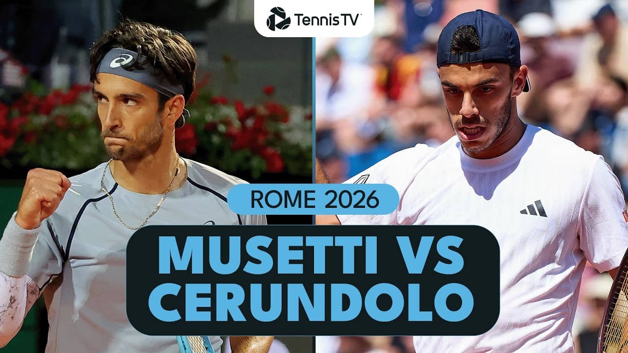 Lorenzo Musetti vs Francisco Cerundolo Exciting Match | Rome 2026
