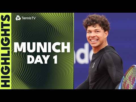 Shelton Faces Nava; Cerundolo, Blockx & Rinderknech In Action | Munich 2026 Day 1 Highlights