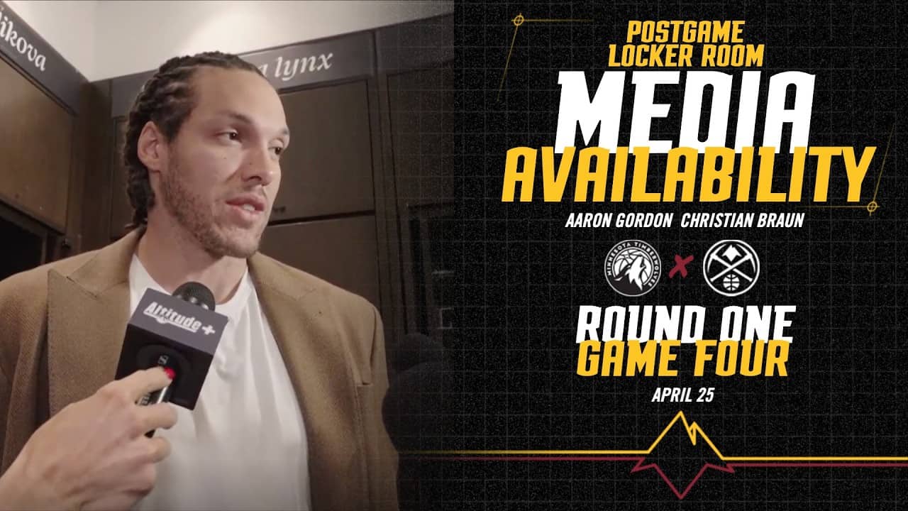 Denver Nuggets Postgame Locker Room Media Availability Round One Game Four Vs. MIN π