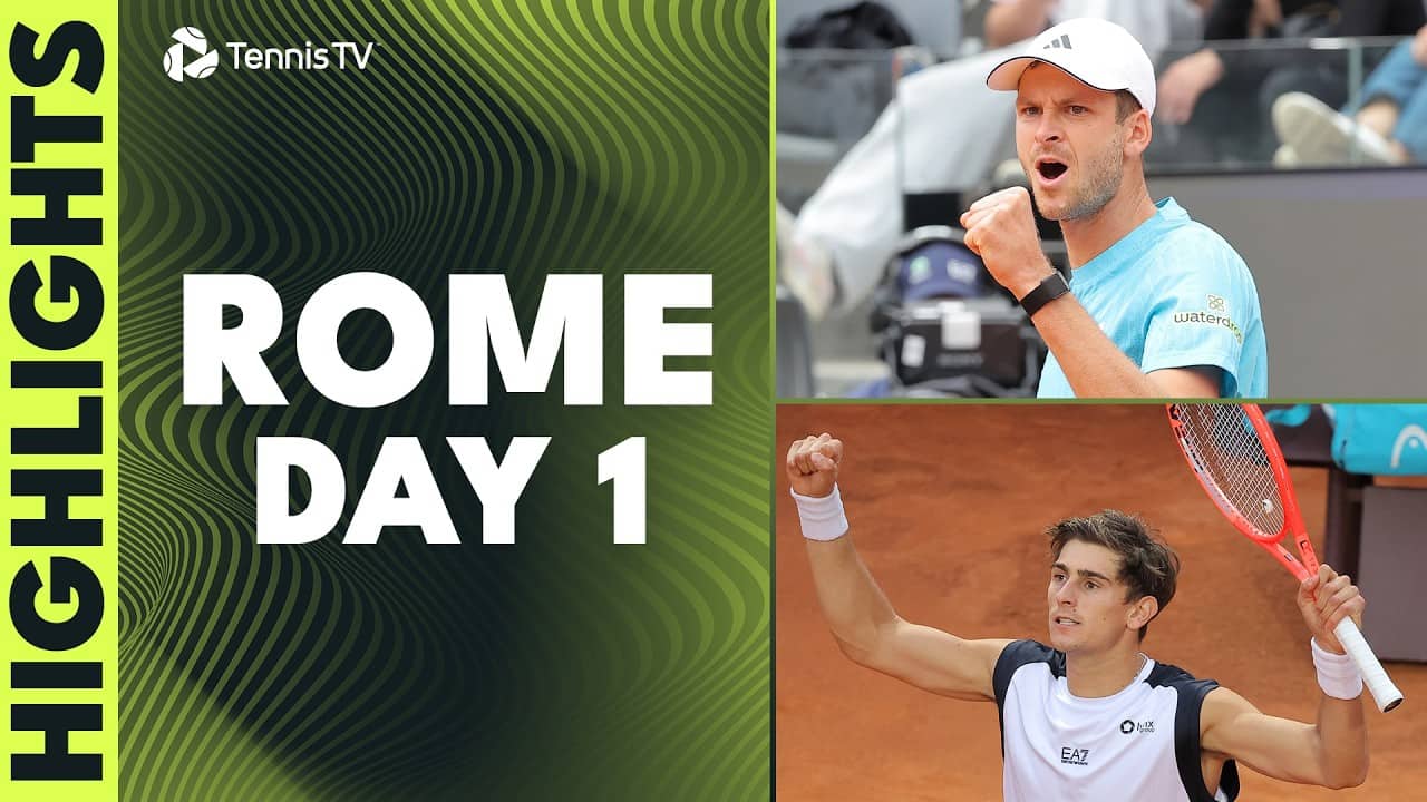Hurkacz, Arnaldi, Baez & More Open Play I Rome 2026 Highlights Day 1