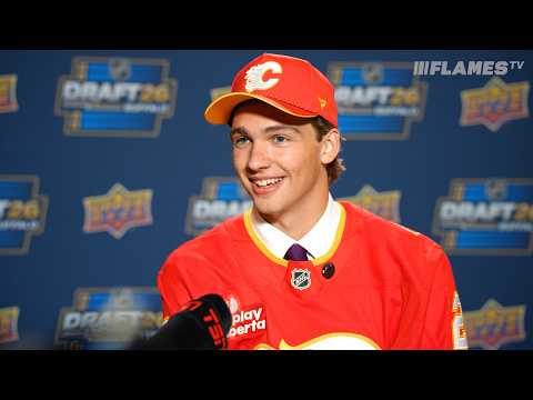 Jack Hextall Meets The Media | 2026 NHL Draft - Calgary Flames