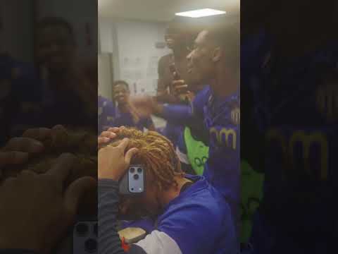 La joie de vestiaire après la remontada à Lens (2-3)⚡ - AS Monaco