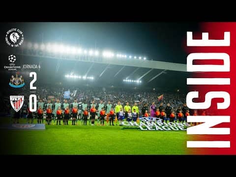 INSIDE I Newcastle United 2-0 Athletic Club I Champions League 2025/26 J4