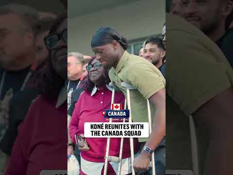 An emotional moment for Canada as Ismaël Koné returns after an injury ❤️🇨🇦