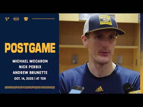 McCarron, Perbix & Brunette - Postgame: Oct. 14, 2025