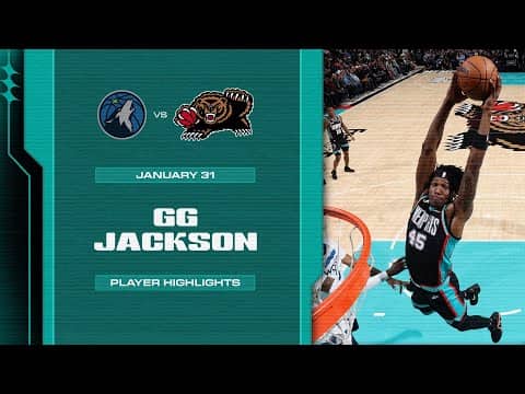 GG Jackson Highlights vs. Minnesota Timberwolves