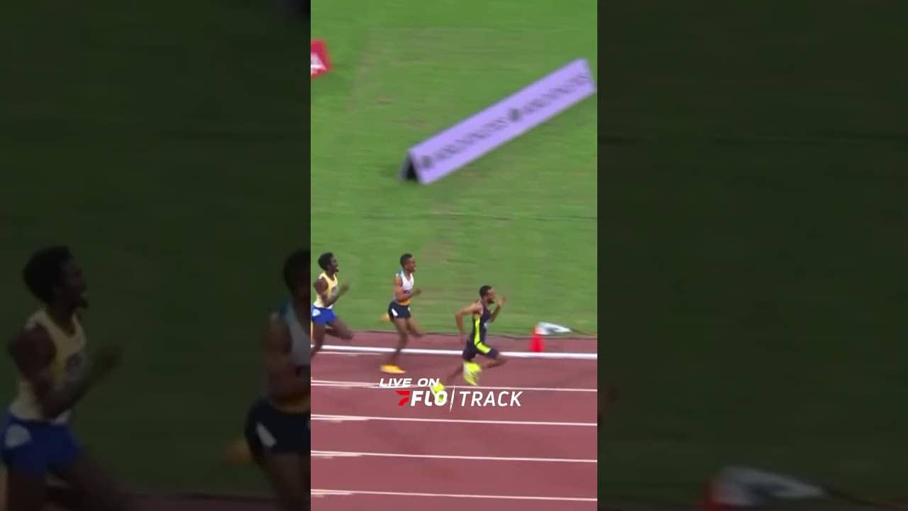 😬PURE GRIT 😬 from Addisu Yihune to take the 5K Win 12:57.32