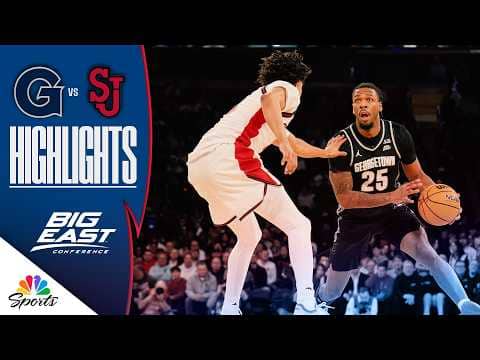 Georgetown vs. St. John's | COLLEGE BASKETBALL HIGHLIGHTS | 3/3/26 | NBC Sports