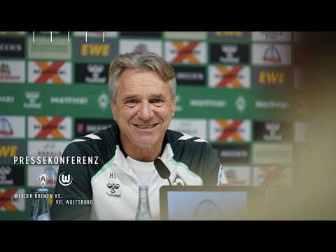 Pressekonferenz mit Horst Steffen vor Wolfsburg |  SV Werder Bremen vs. VfL Wolfsburg
