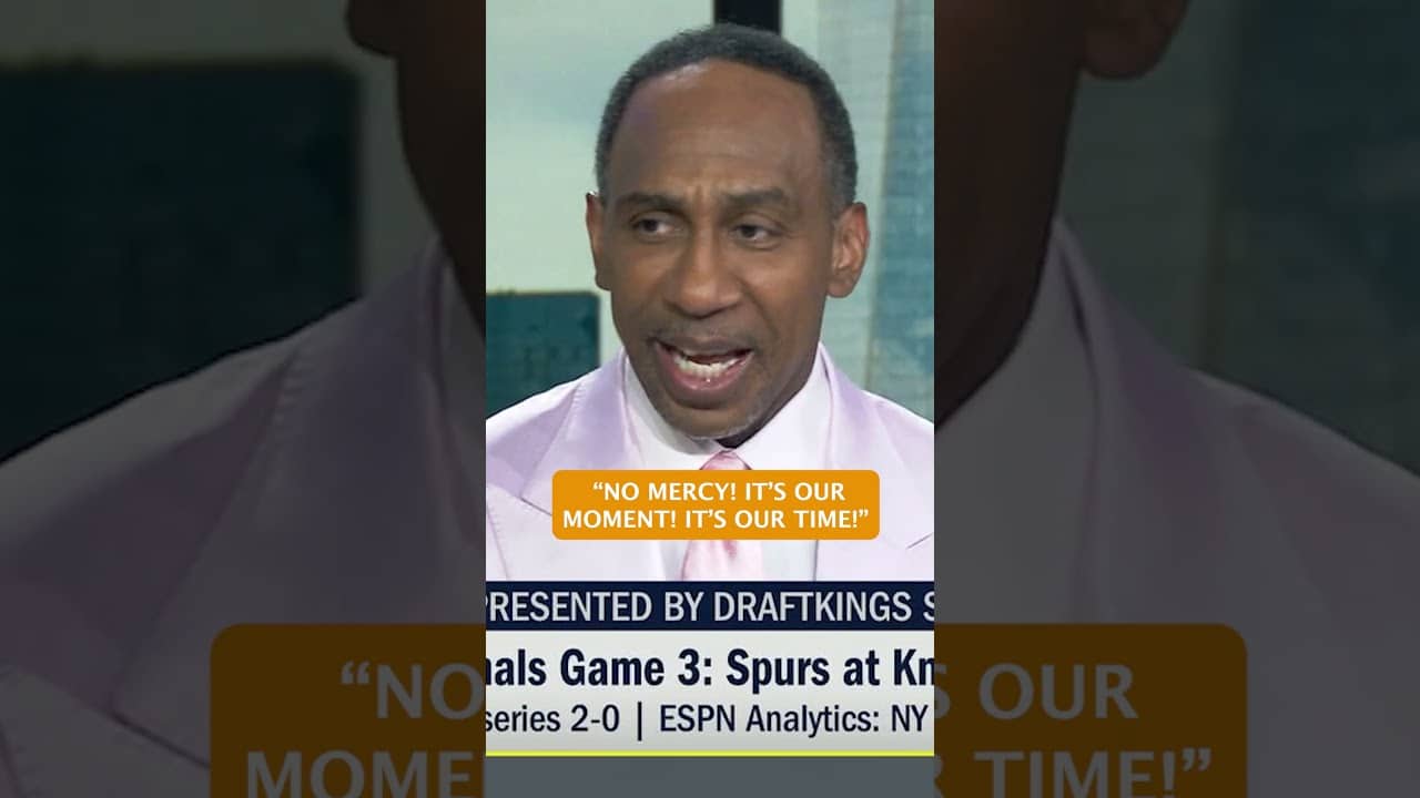 Stephen A. wants the Knicks to 'STOMP ON' the Spurs 😭