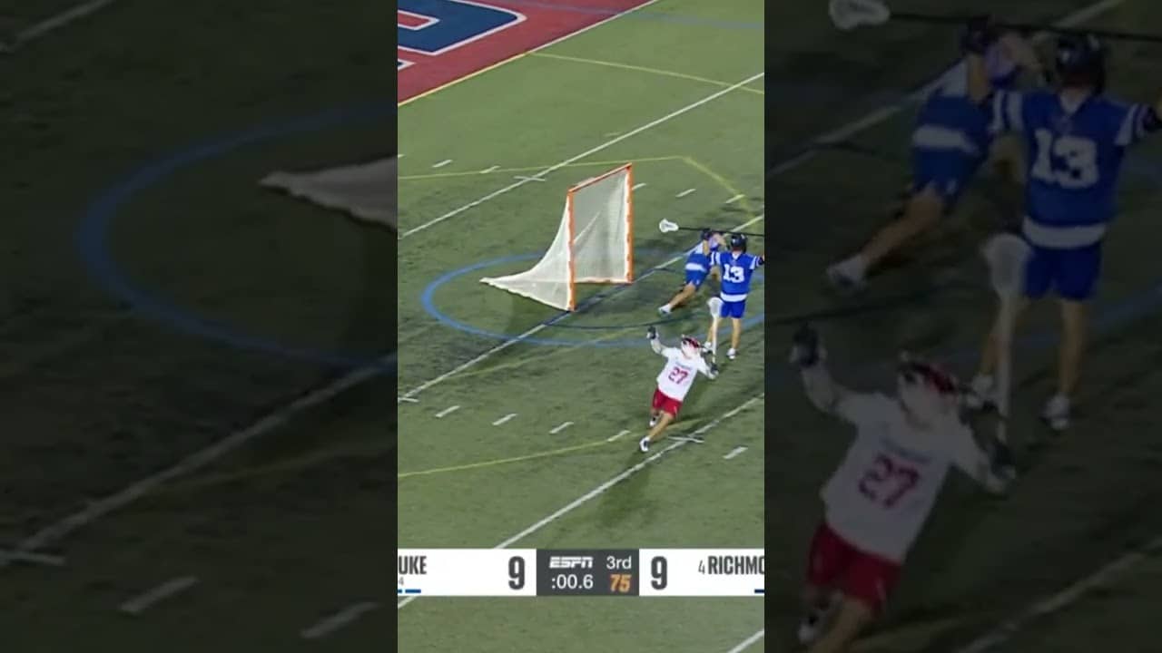 Richmond's "Laettner Shot" goal vs. Duke with 0.6 on the clock 😳 #shorts