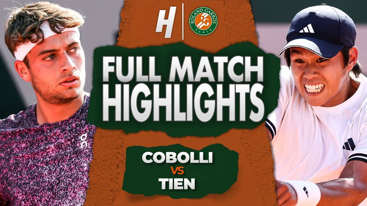Flavio Cobolli vs Learner Tien - FULL Match Highlights | Round 3 | Roland Garros 2026