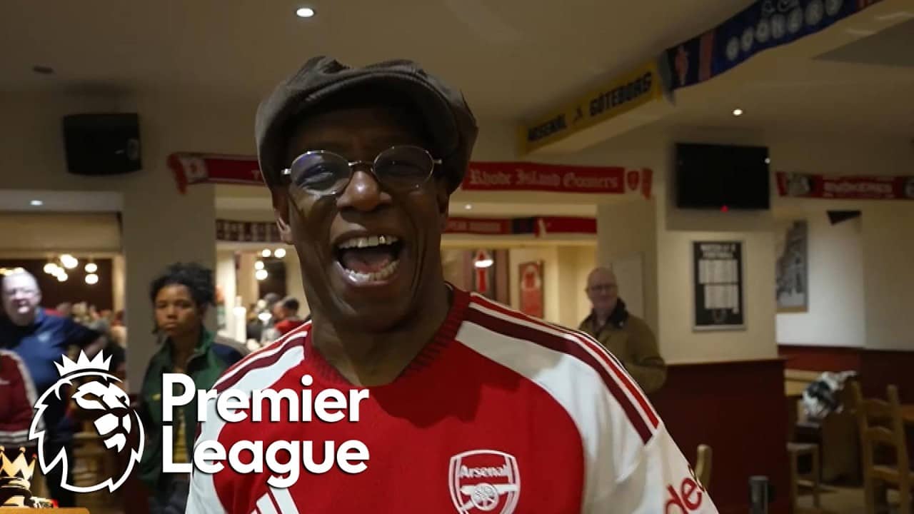 Ian Wright reacts to Arsenal being crowned Premier League champions | Premier League | NBC Sports