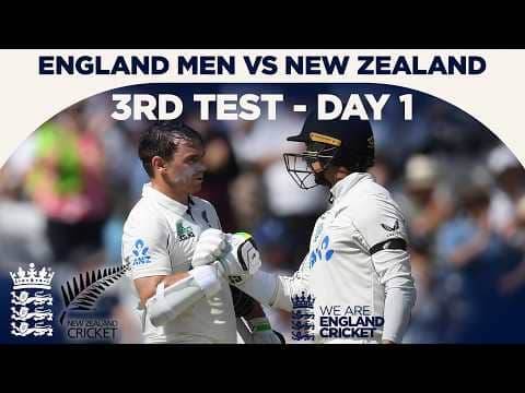 Latham and Conway Hit Big Hundreds | Highlights - England v New Zealand Day 1 | Rothesay Test 2026