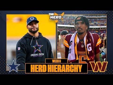 Herd Hierarchy: Cowboys return to Top 10, Commanders move to Top 5 in Week 6 | NFL | THE HERD