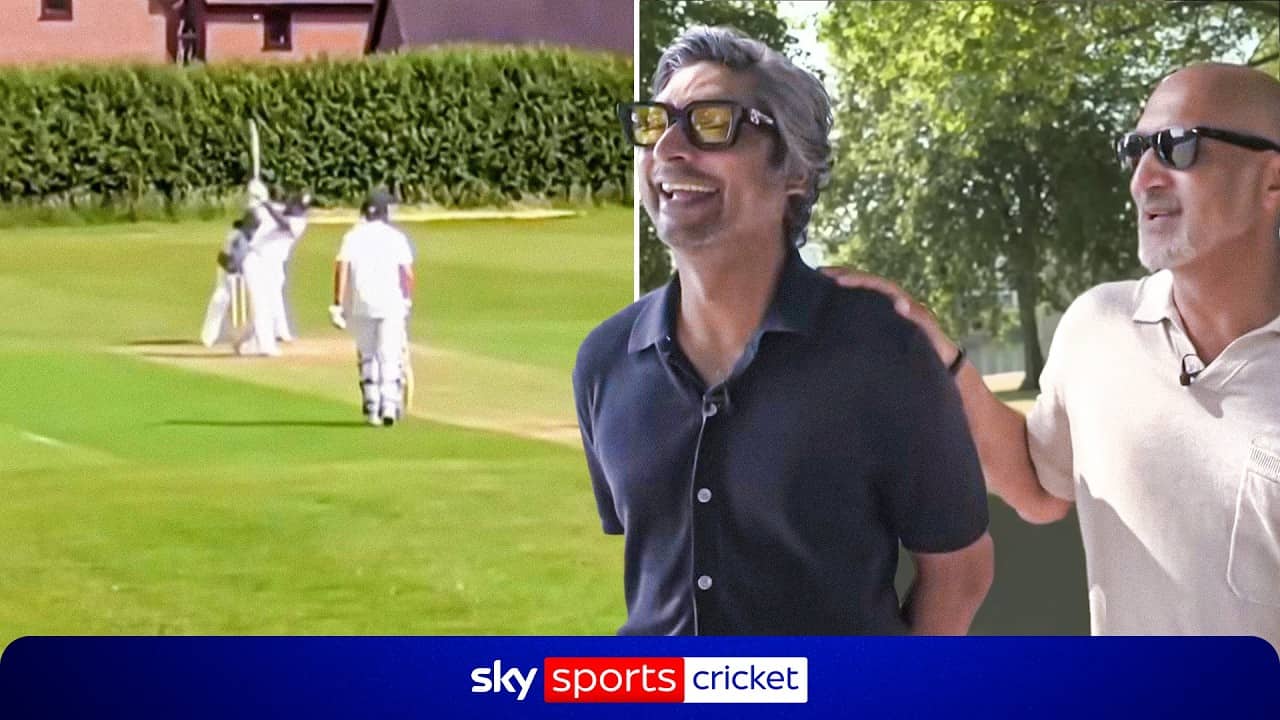Kumar Sangakkara on playing village cricket!