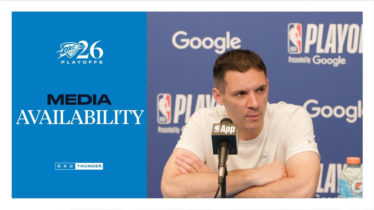 Coach Daigneault on Game 2 | Playoffs | WCS Game 2 | Postgame Media | May 7, 2026