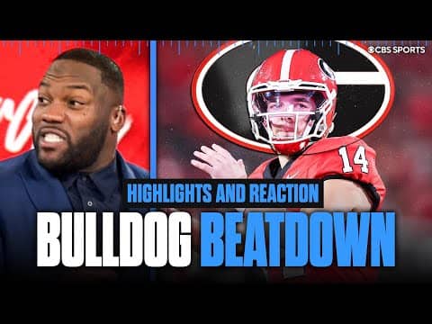 No. 5 Georgia DOMINATES No. 10 Texas to behind Gunner Stockton's 4 passing touchdowns