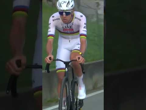 It’s take-off for Tadej Pogacar at Il Lombardia 🚀 #cycling #pogacar