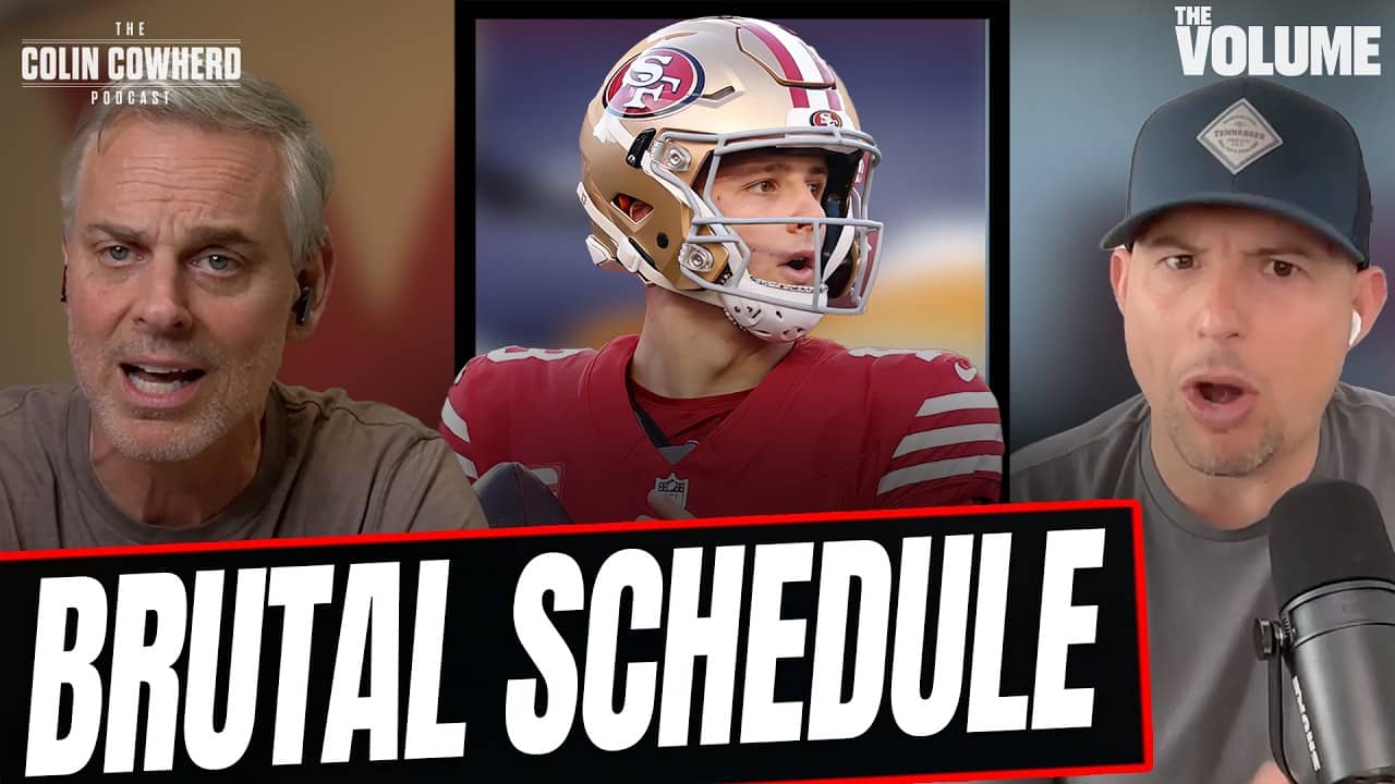 How Brock Purdy & San Francisco 49ers can survive BRUTAL schedule | Colin Cowherd NFL