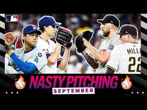 The NASTIEST pitches of September 😤 (feat. Shohei Ohtani, Mason Miller, Jacob deGrom, and MORE)