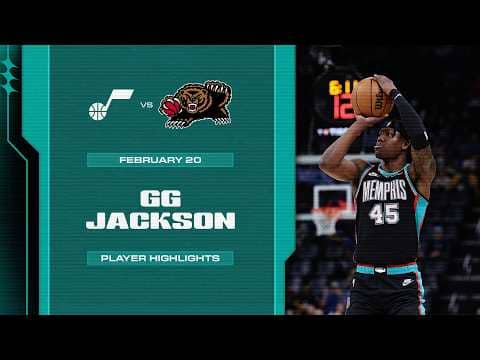 GG Jackson Highlights vs. Utah Jazz