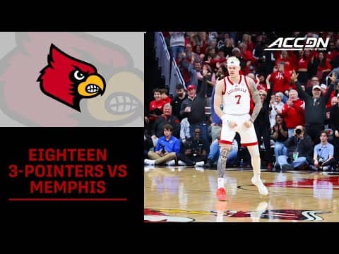 Louisville Cardinals Make 18 Three-Pointers In Win Over Memphis