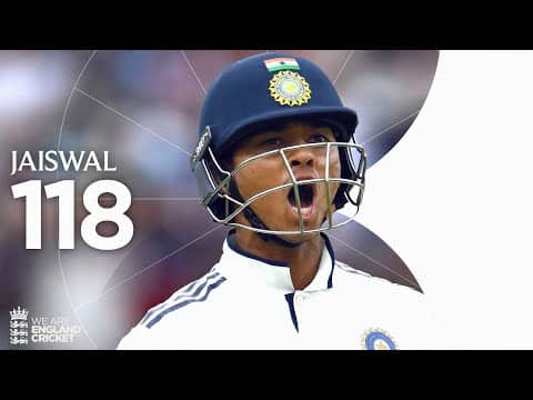 1️⃣4️⃣ Fours & 2️⃣ Sixes | Yashasvi Jaiswal Scores His Second Hundred of Series | England v India