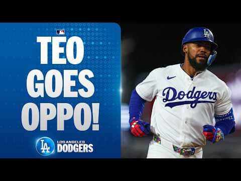 OPPO TACO! Teoscar Hernández BELTS an opposite field HR for the Dodgers! 🔥| MLB Highlights