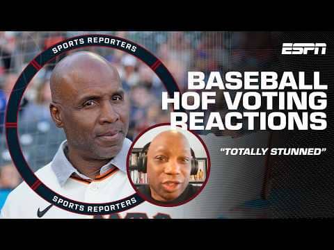 Baseball HOF voting REACTIONS 👀 'STUNNED' by lack of Barry Bonds & Roger Clemens? | Sports Reporters