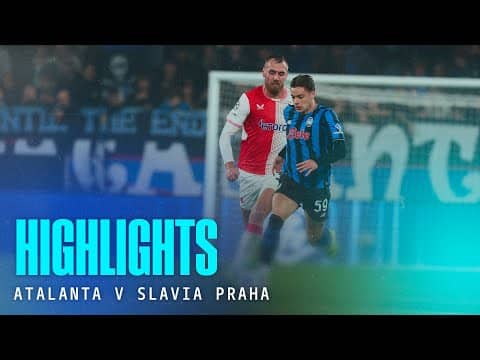 Highlights Atalanta-Slavia Praga 0-0 | UCL 2025/26 MD3 League Phase