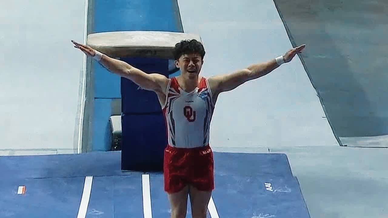 Tyler Flores - Vault champion at 2026 NCAA men's gymnastics championships