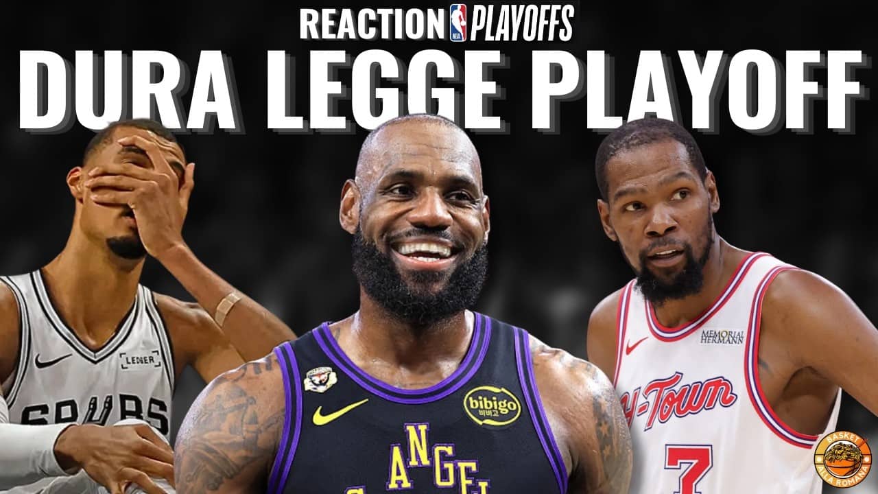 Paura per WEMBANYAMA, LEBRON JAMES è eterno | La REACTION alle Gare 2 della notte di PLAYOFF NBA