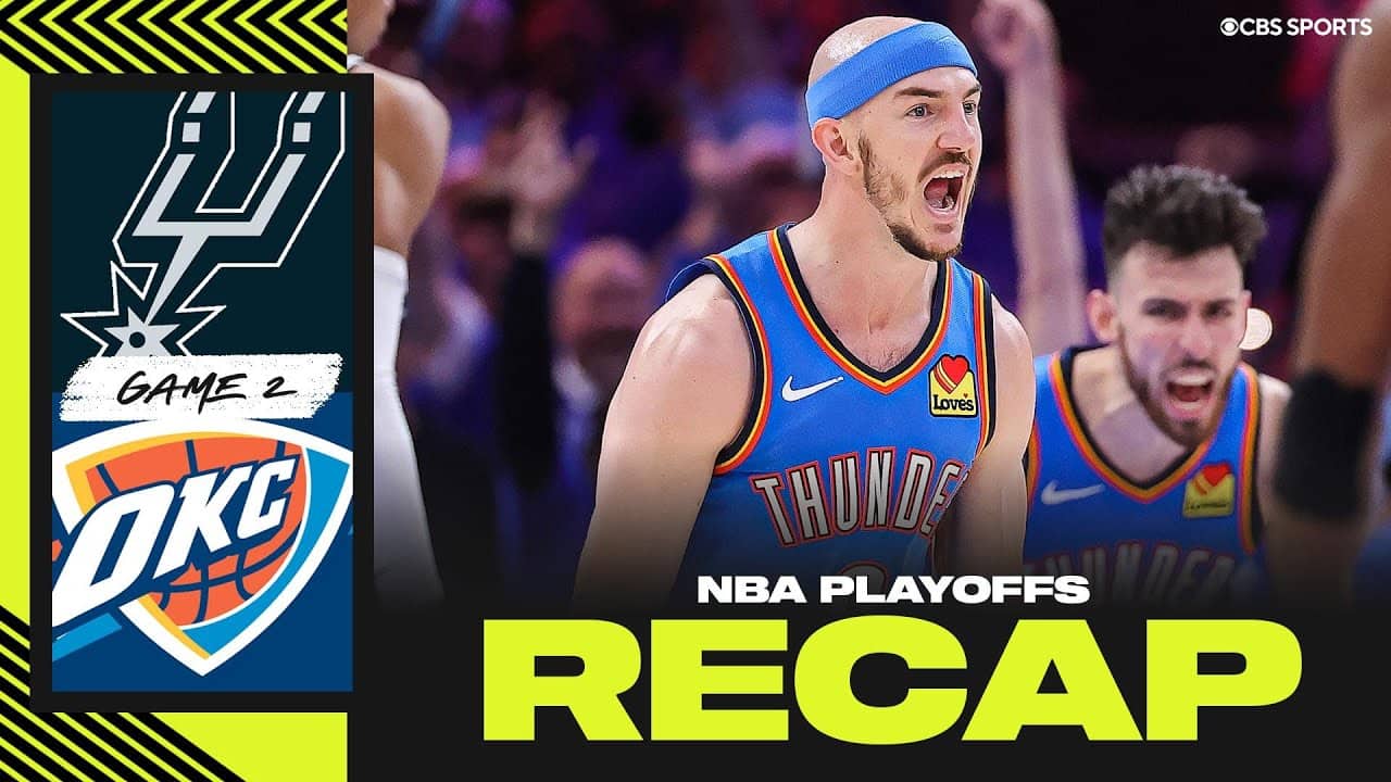Thunder bounce back to top Spurs, series tied 1-1 | 2026 NBA Playoffs