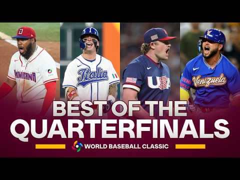 All of the BEST moments from the 2026 World Baseball Classic quarterfinal round! ⚾️🔥