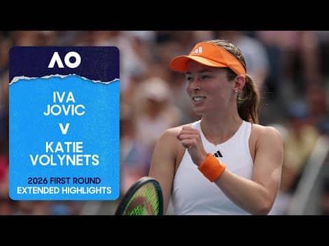 Iva Jovic v Katie Volynets Extended Highlights | Australian Open 2026 First Round
