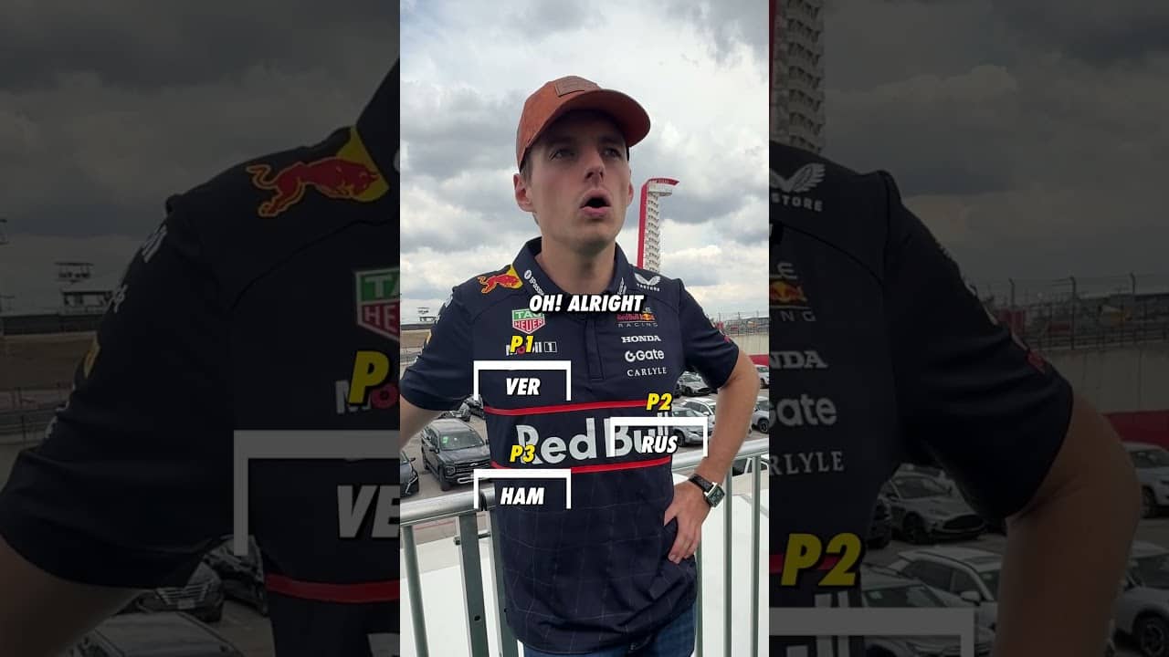 Round two of Max’s grid knowledge 🧐 #F1 #RedBullRacing