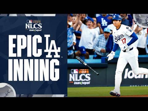BOTTOM of the 1st INNING: Shohei Ohtani homers, Dodgers score 3 runs in G4 of 2025 NLDS | 大谷翔平 ハイライト