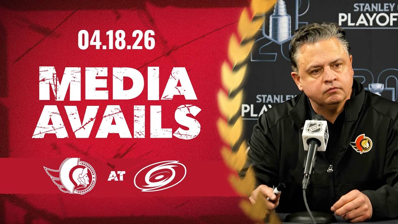 Travis Green Pregame Media vs CAR