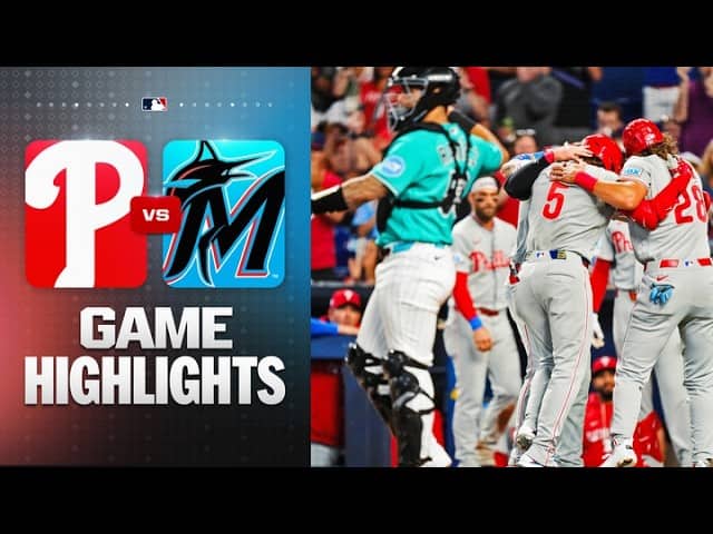 Phillies vs. Marlins Game Highlights (5/3/26) | MLB Highlights